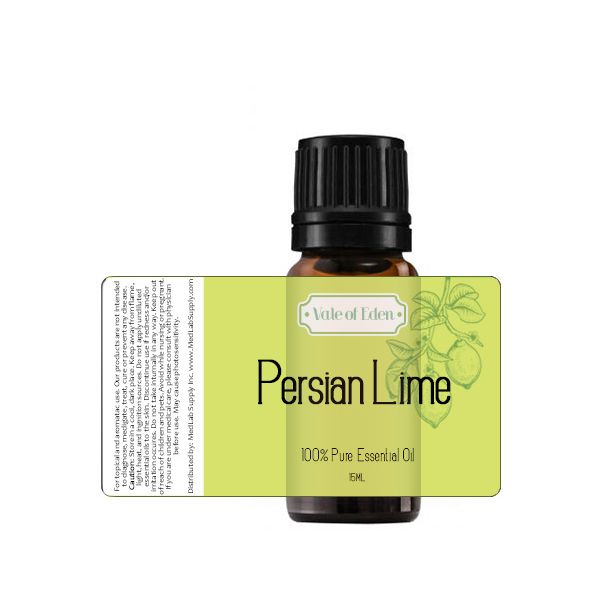 Persian Lime Essential Oil, 15mL, By Vale of Eden
