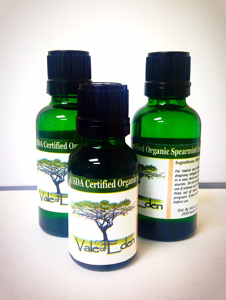 Spearmint Pure Essential Oil, Certified Organic, 30ML, By Vale of Eden