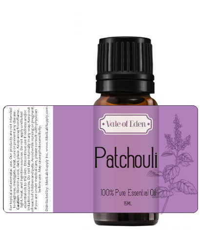 Patchouli Pure Essential Oil 15ml, by Vale of Eden