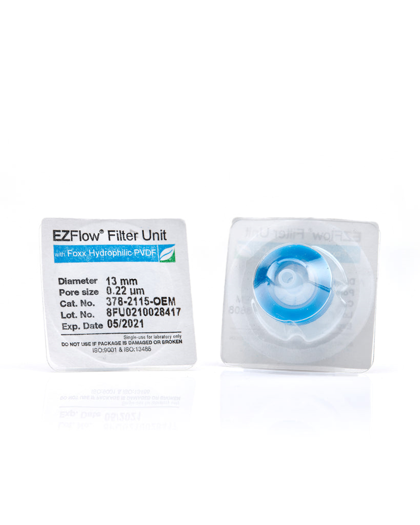 EZFlow Syringe Filter, PVDF 0.2um Sterile: 13mm (Qty. 50)