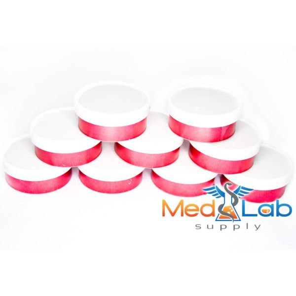 20mm Dual Tone Flip Top Seals (White/Red) Qty. 1000