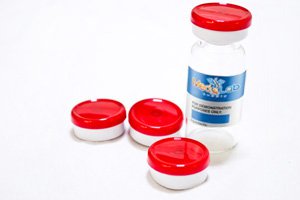 20mm Dual Tone Flip Top Seals (Red/White) Qty. 100