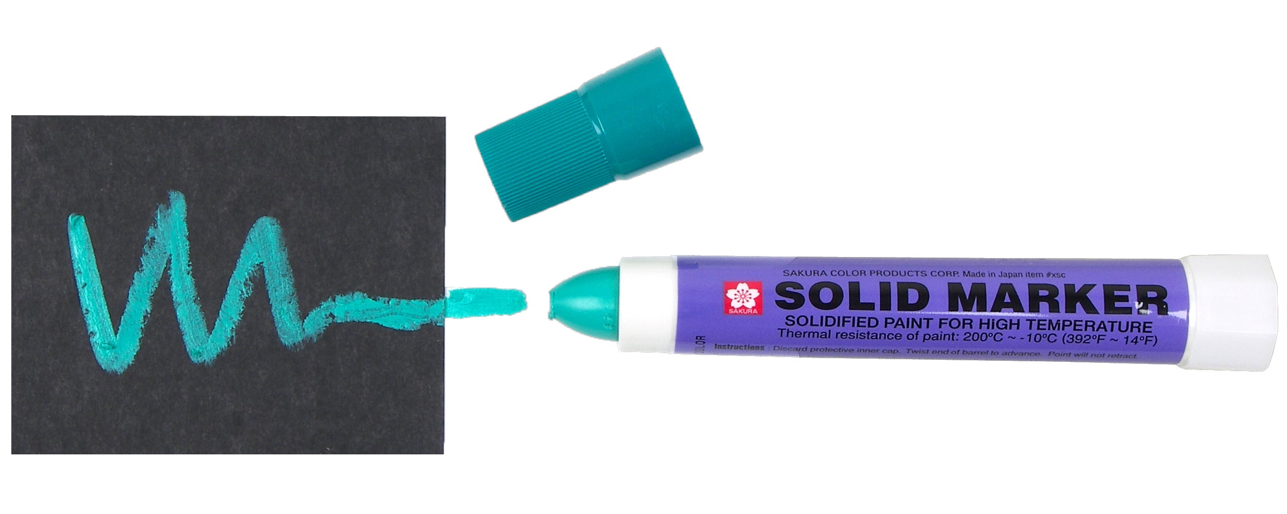 Solid Marker - Solidified Paint for High Temperature - Green