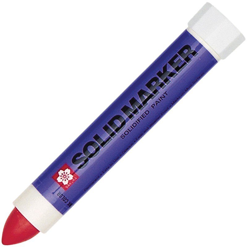 Solid Marker - Solidified Paint for High Temperature - Red