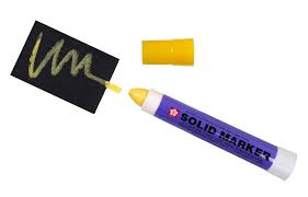 Solid Marker - Solidified Paint for High Temperature - Yellow