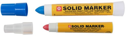 Slim Solid Marker - Low Temperature - Red