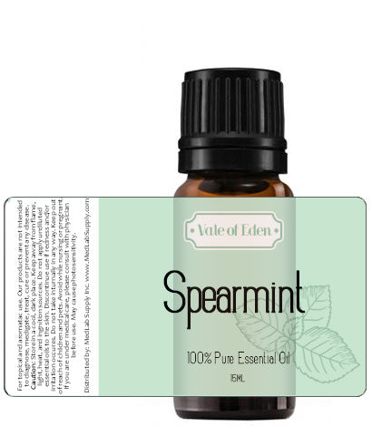 Spearmint Pure Essential Oil 15ML, By Vale of Eden