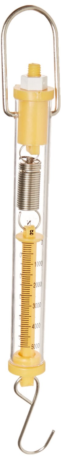 Spring Scale, Capacity: 5000g/50N, Yellow