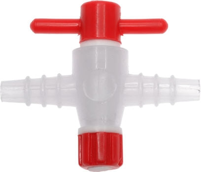 2-Way PP Stopcock with PTFE Plug, Vacuum Filter Accessories
