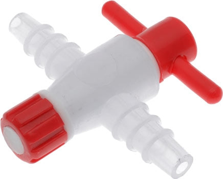 2-Way PP Stopcock with PTFE Plug, Vacuum Filter Accessories