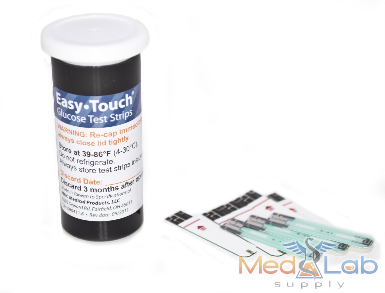 Easy Touch Glucose Test Strips, 807050, BX 50