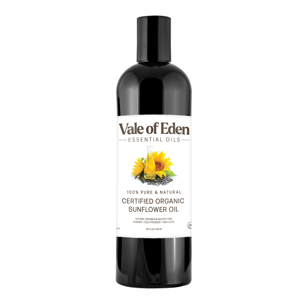 High Oleic Sunflower Oil, Certified Organic, Non-GMO, 16oz