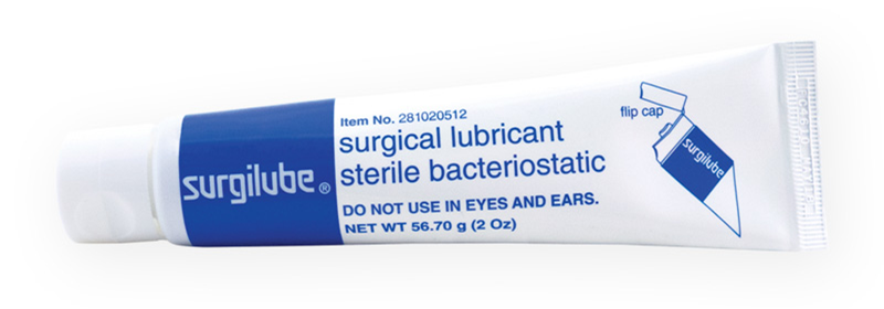 Surgilube Lubricating Jelly, Sterile, 2 oz, Flip Top Cap
