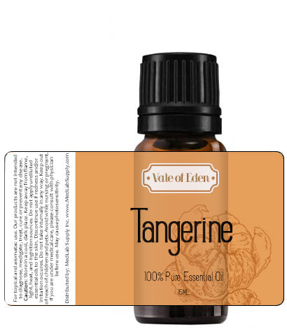 Tangerine Pure Essential Oil 15ml, By Vale of Eden