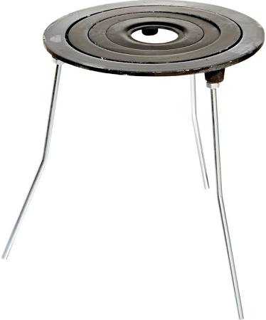 Tripod Stands with Concentric Rings, 8X9, Cast Iron