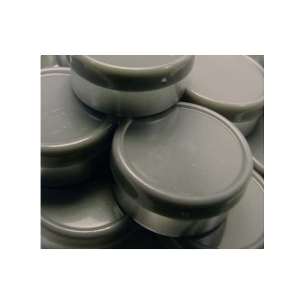 20mm Flip Top Aluminum Seal - Light Grey