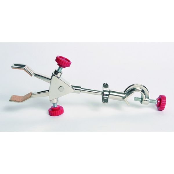 2-Prong Burette Clamp with Boss Head, with: Cork, PVC, or Silicone Coated Jaws