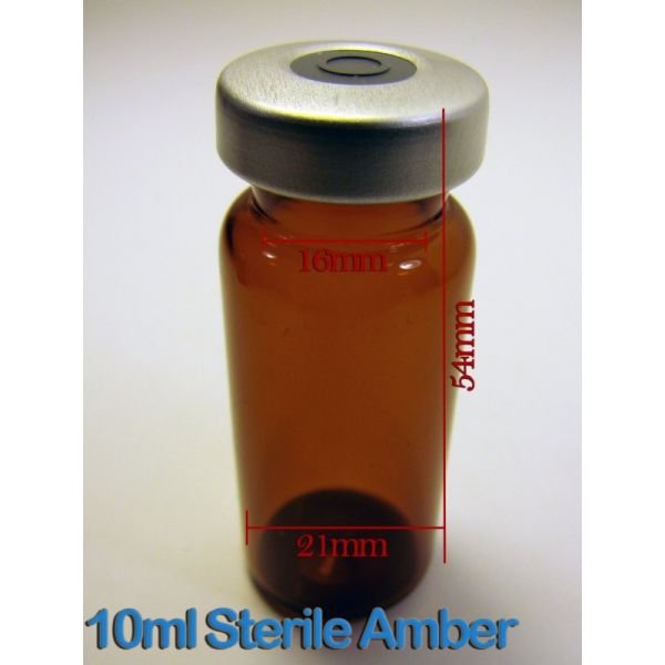 10ML Amber Sealed Sterile Glass Vials