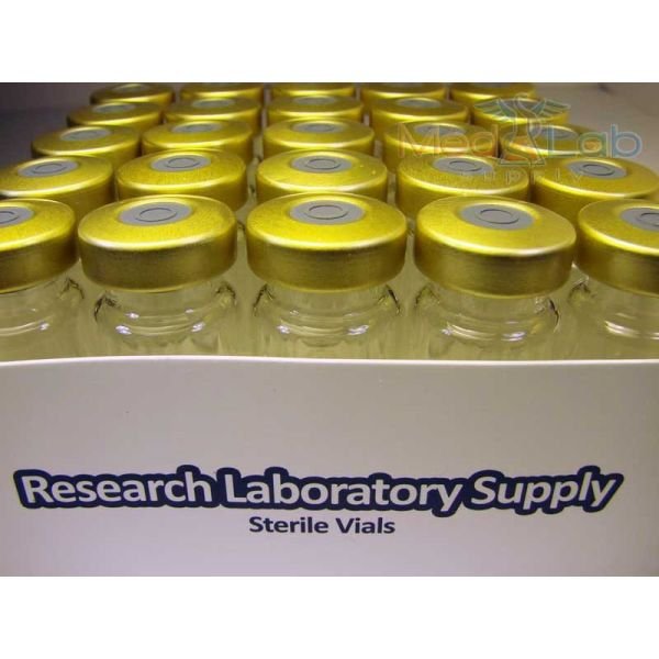 10ml Clear Sealed Sterile Depyrogenated Glass Vials (Gold)