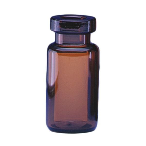 RLS 10ML Tubular Crimp Top Headspace Amber Glass Serum Vials by Med Lab Supply