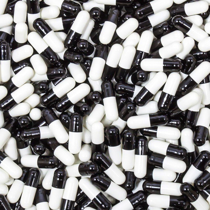Black/White Capsules, Size 0