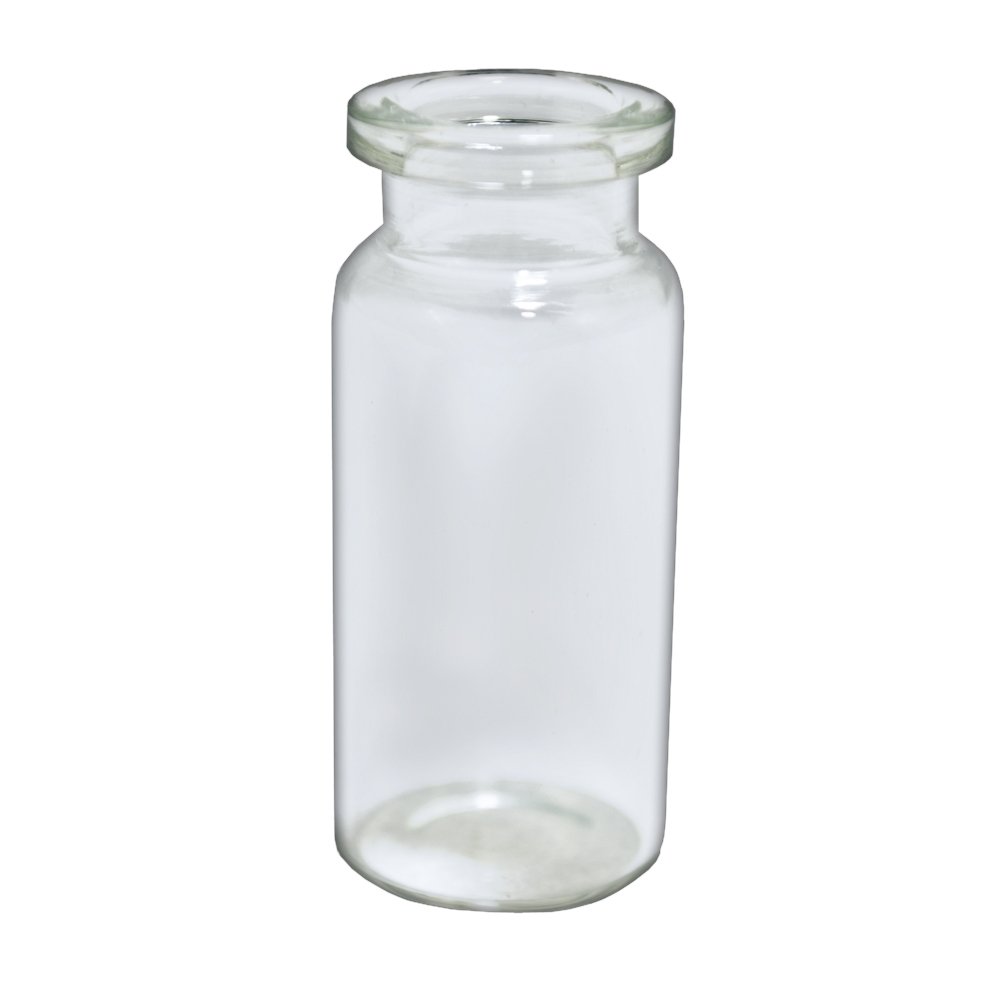 RLS 10ml Tubular Clear Glass Serum Vials by Med Lab Supply