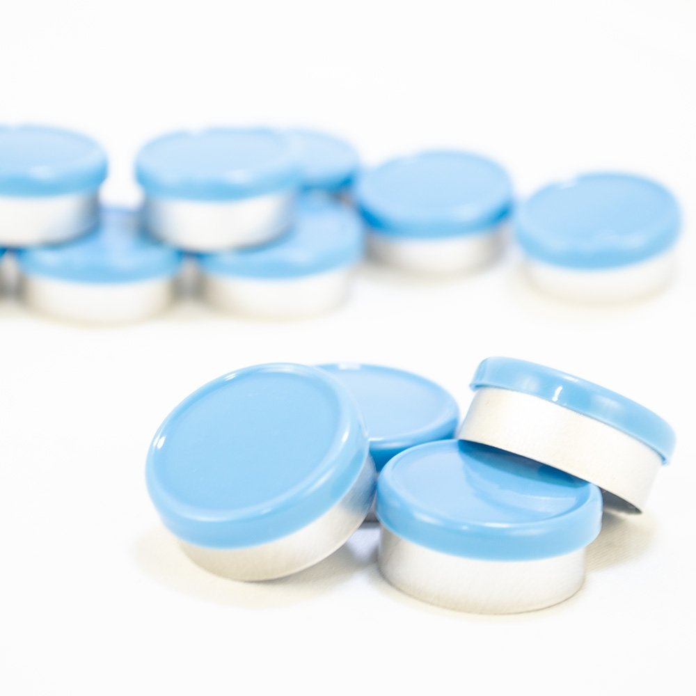 20mm Flip Top Aluminum Seal - Light Blue