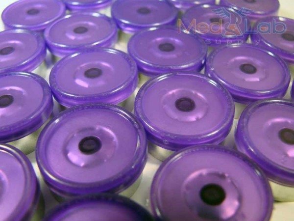 20mm Flip Top Aluminum Seal - Translucent Purple