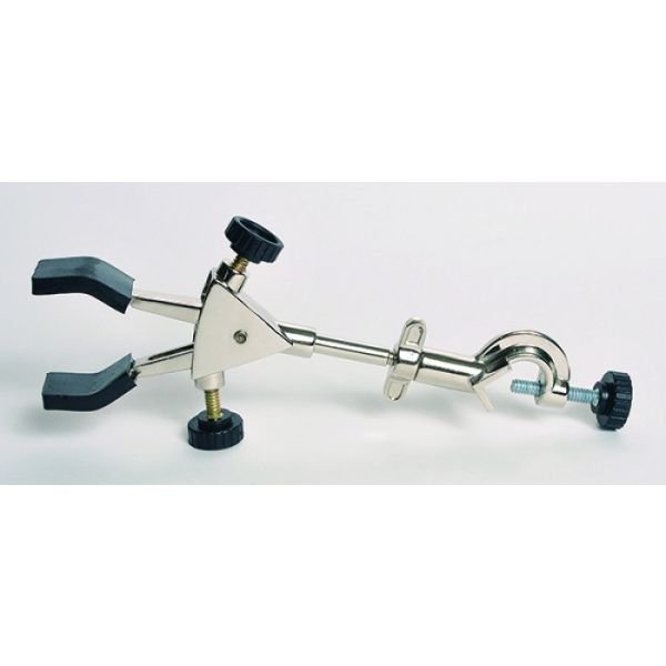 2-Prong Burette Clamp with Boss Head, with: Cork, PVC, or Silicone Coated Jaws