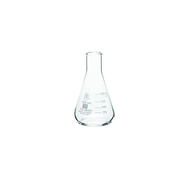 Narrow Mouth Erlenmeyer Graduated Flask, 25mL thru 2000mL