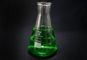 250 mL Erlenmeyer Flask, Narrow Neck, Glass, Graduated