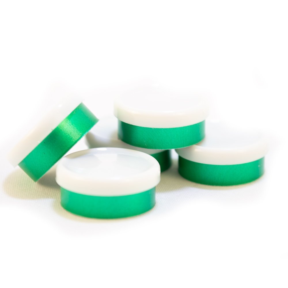 20mm Dual Tone Flip Top Seal (White/Green)