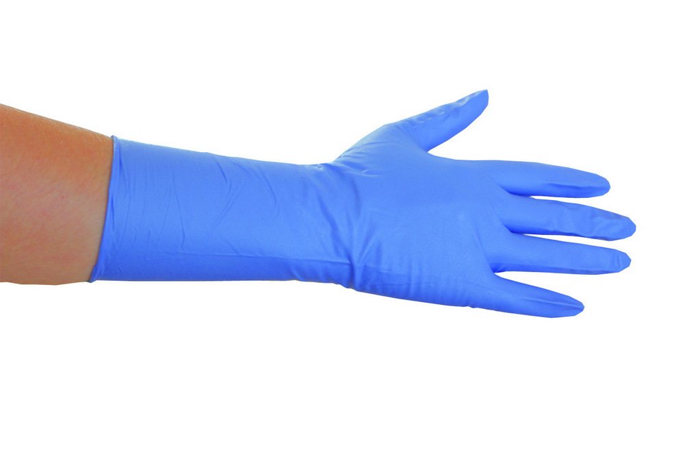 NitriDerm Sterile Nitrile Medical Exam Gloves, Powder-free, each pair individually sealed. Sizes: S, M, L, & XL