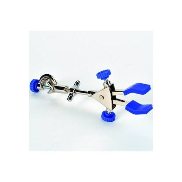 2-Prong Burette Clamp with Boss Head, with: Cork, PVC, or Silicone Coated Jaws