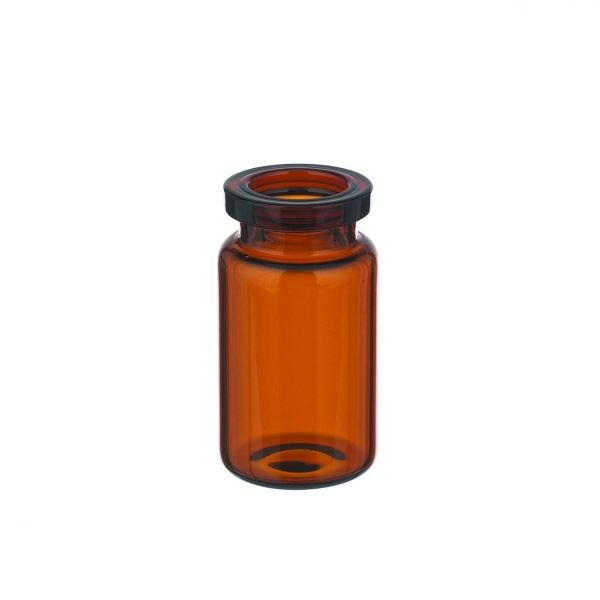 RLS 5mL Tubular Amber Glass Serum Vials by Med Lab Supply