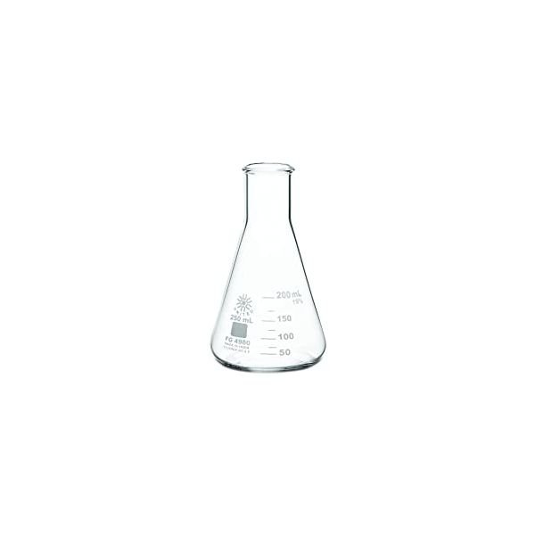 Narrow Mouth Erlenmeyer Graduated Flask, 25mL thru 2000mL
