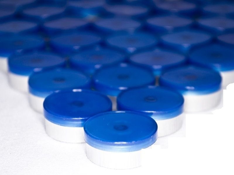 20mm Flip Top Aluminum Seal, Translucent Dark Blue