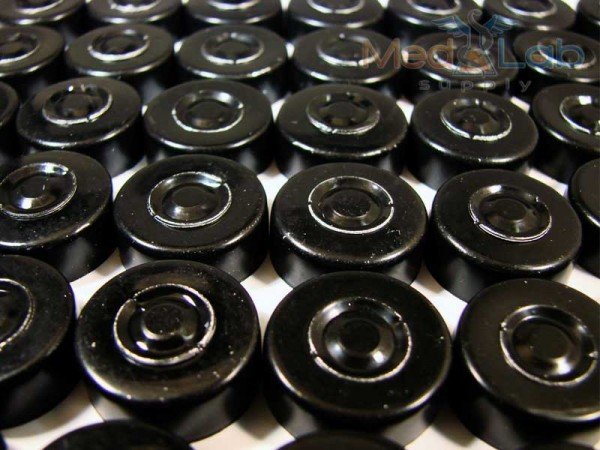 20mm Aluminum Seal, Tear Out Center, Black
