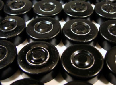 20mm Aluminum Seal, Tear Out Center, Black