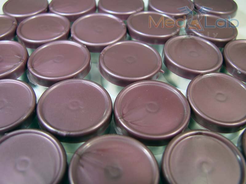 20mm Flip Top Aluminum Seal - Metallic Plum