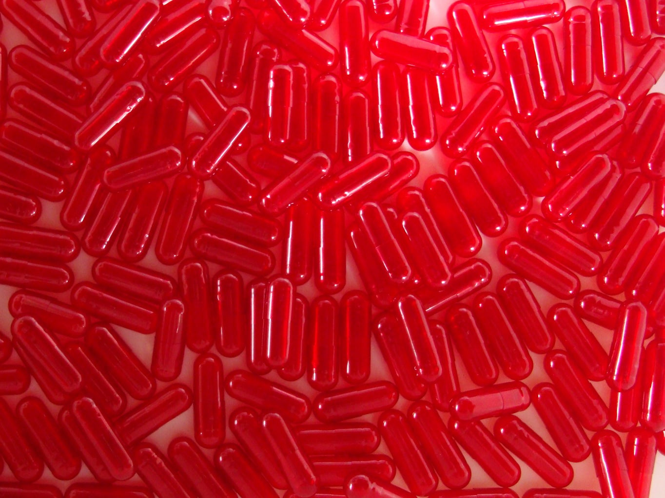 Translucent Pink Empty Gelatin Capsules, Size 0, Qty. 1500