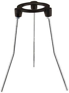 Tripod Stand with Cast Iron 3.5" Ring OD, 9 in. Ht