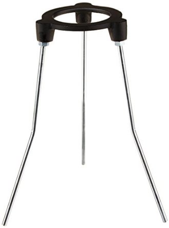Tripod Stand with Cast Iron 4.25" Ring OD, 9 in. Ht