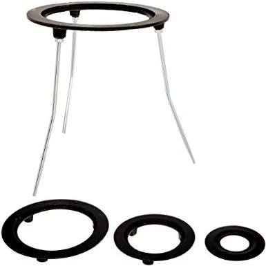Tripod Stand with Cast Iron 6" Ring OD, 9 in. Ht