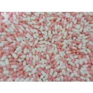 Empty Vegan Capsules Size 00-White/Pink (500 Qty) in Eco-friendly kit
