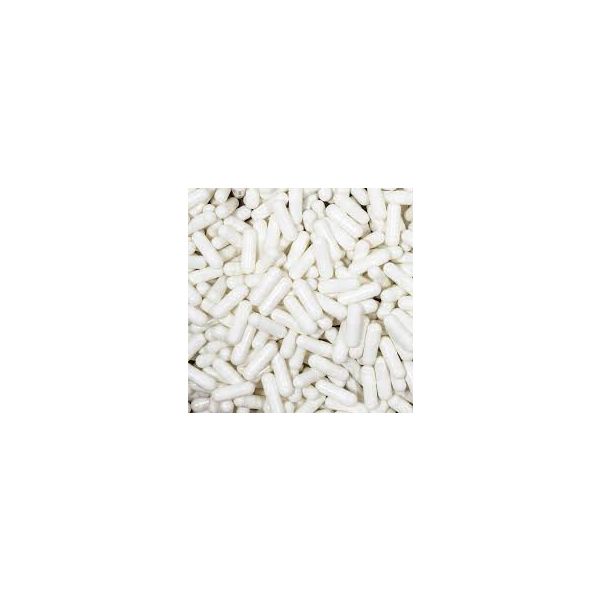 White Gelatin Capsules, Size 4, Qty 2500