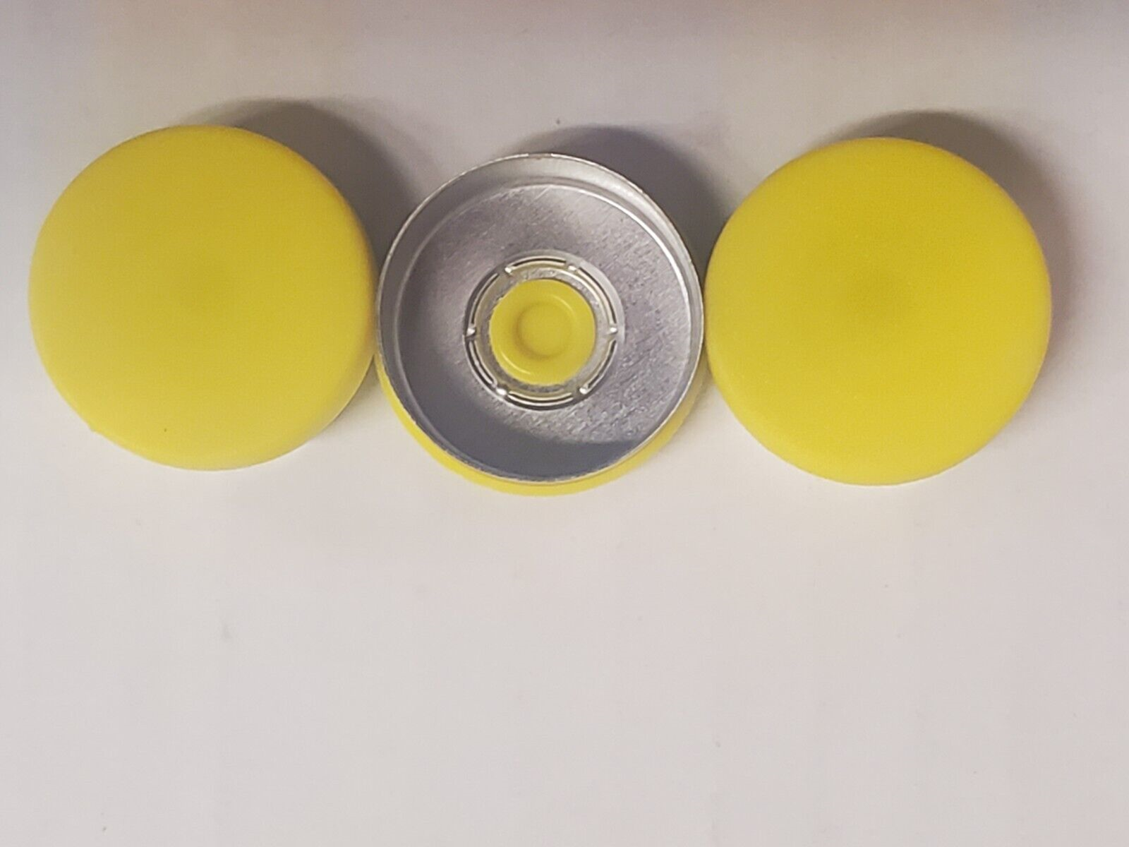 20mm Flip Top Aluminum Seal - Yellow (Qty. 25)