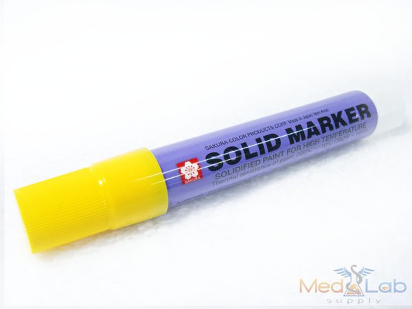 Solid Marker - Solidified Paint for High Temperature - Yellow