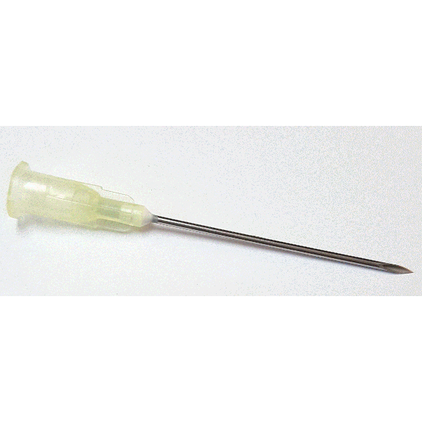 Exel Disposable Hypodermic Needle 19g x 1", Box of 100, 26424