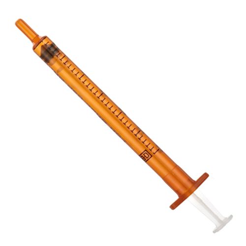 BD Oral Dispensing Syringe, 1mL, Amber, 100/BX